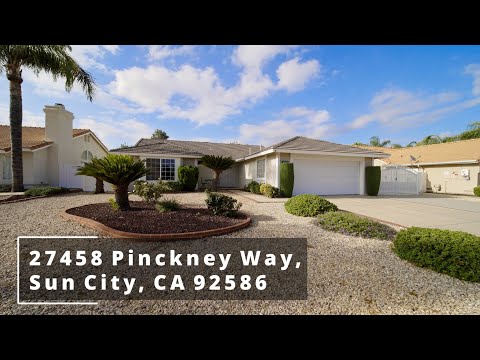 27458 Pinckney Way, Sun City, CA home video tour