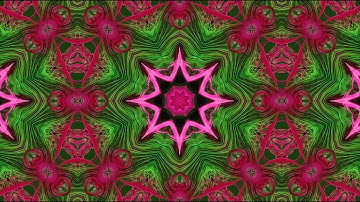 VJ Loop #18 Kaleidoscope Video Background Screensaver 1 Min