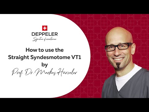 Dental Extraction Technique by Markus Hurzeler Straight Syndesmotome VT1 | Deppeler - video from Deppeler