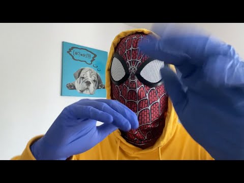 ASMR Spider Man do your cranial nerve exam | Fast paced ⚡️