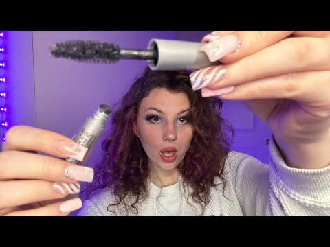 ASMR VERY FAST⚡️and Aggressive MAKEUP on YOU💄 with LONG NAILSS💅🏻 (tapping)