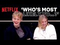 Most likely to ... with the cast of The Rain | Netflix