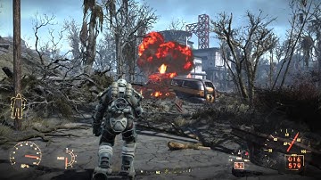 Fallout 4. Explosion glitch.