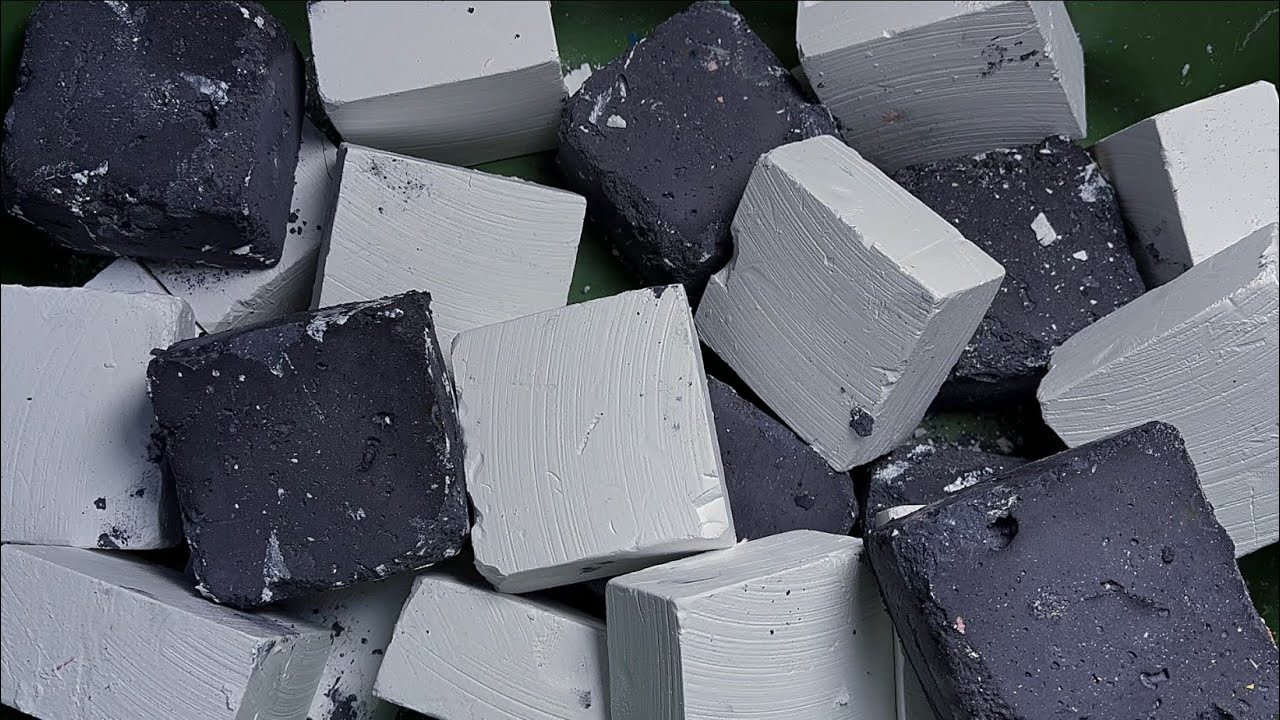 Super Soft & Crumbly Chalk | Extremely Fly Ash | Black&White | Ultra ...