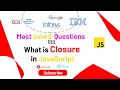 Most Asked Interview Questions || What is Clouser in JavaScript #15 #reactjs #angularjs #nextjs