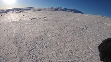 Skiing in Geilo green run (run 45) top to bottom 2020!!