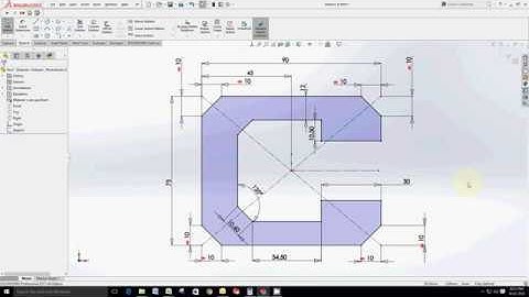 2nd SolidWorks Sketch practice tutorial