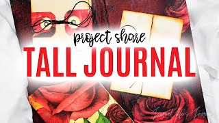 Skinny Tall Junk Journal Progress February Project Show and Tell