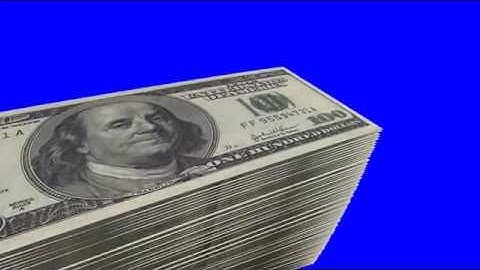 4K Cool Money Stack Bouncing Animation AA VFX Royalty Free Footage