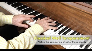 Brahms Gm Rhapsody - Classical vs Modern Tunings - HD 1080p