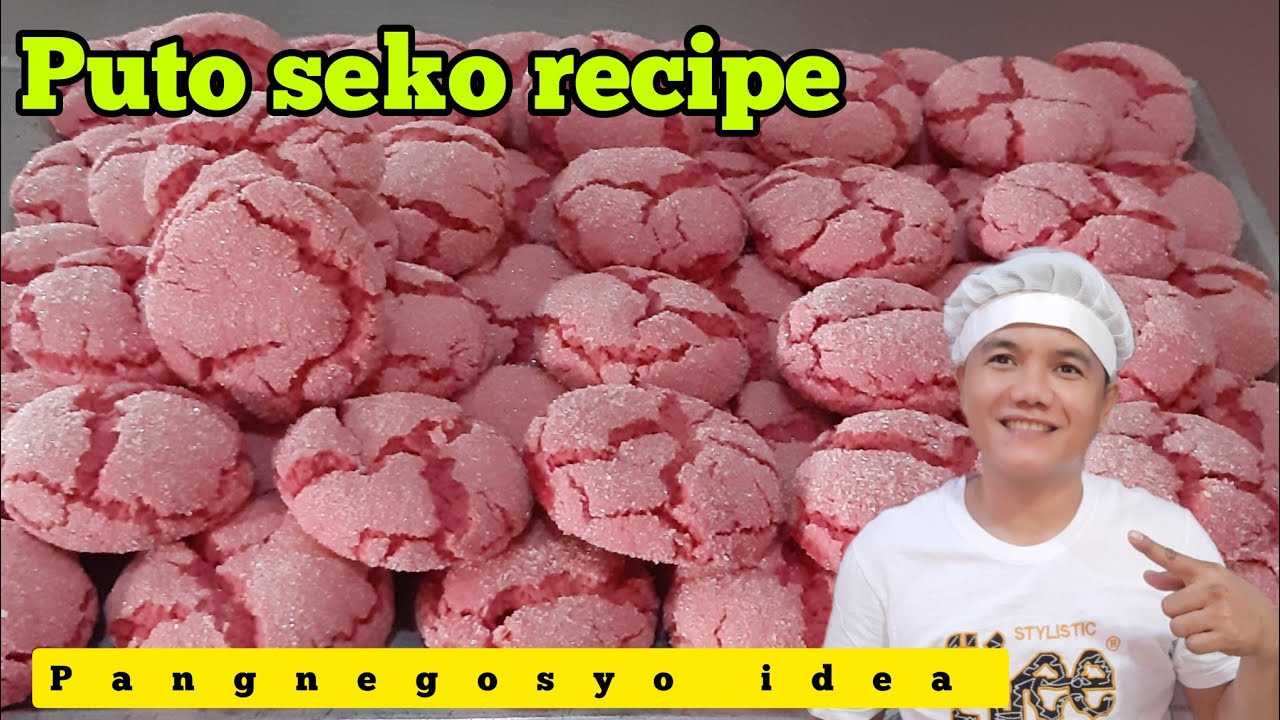 1PC. OF EGG COOKIES EASY RECIPE❤HOW TO MAKE STRAWBERRY COOKIES?PUTO SEKO RECIPE❤