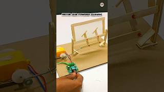 Motor Gear Powered Car Front Cleaning | Smart Automotive Hack