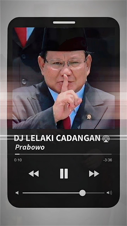 Dj lelaki cadangan versi - Prabowo #coverai #jedagjedug #djviral #music #fyp #shorts #prabowo
