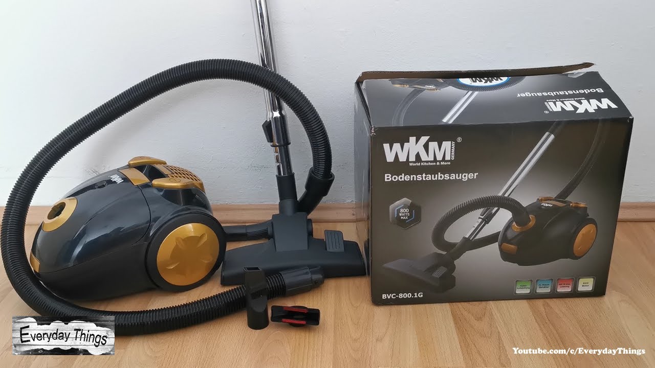 WKM Bodenstaubsauger BVC-800.1G, Auspacken, Funktionsweise, Wichtige Wartung und Reinigung