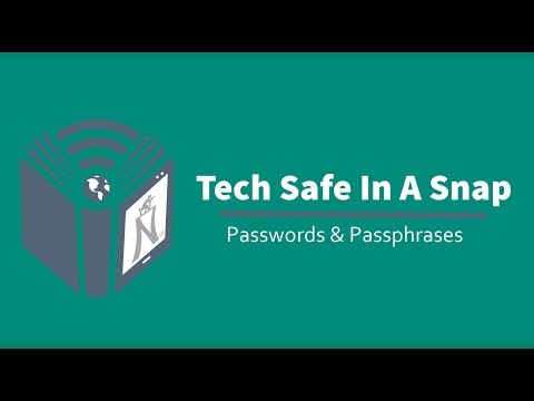Passwords & Passphrases - Tech Safe In A Snap