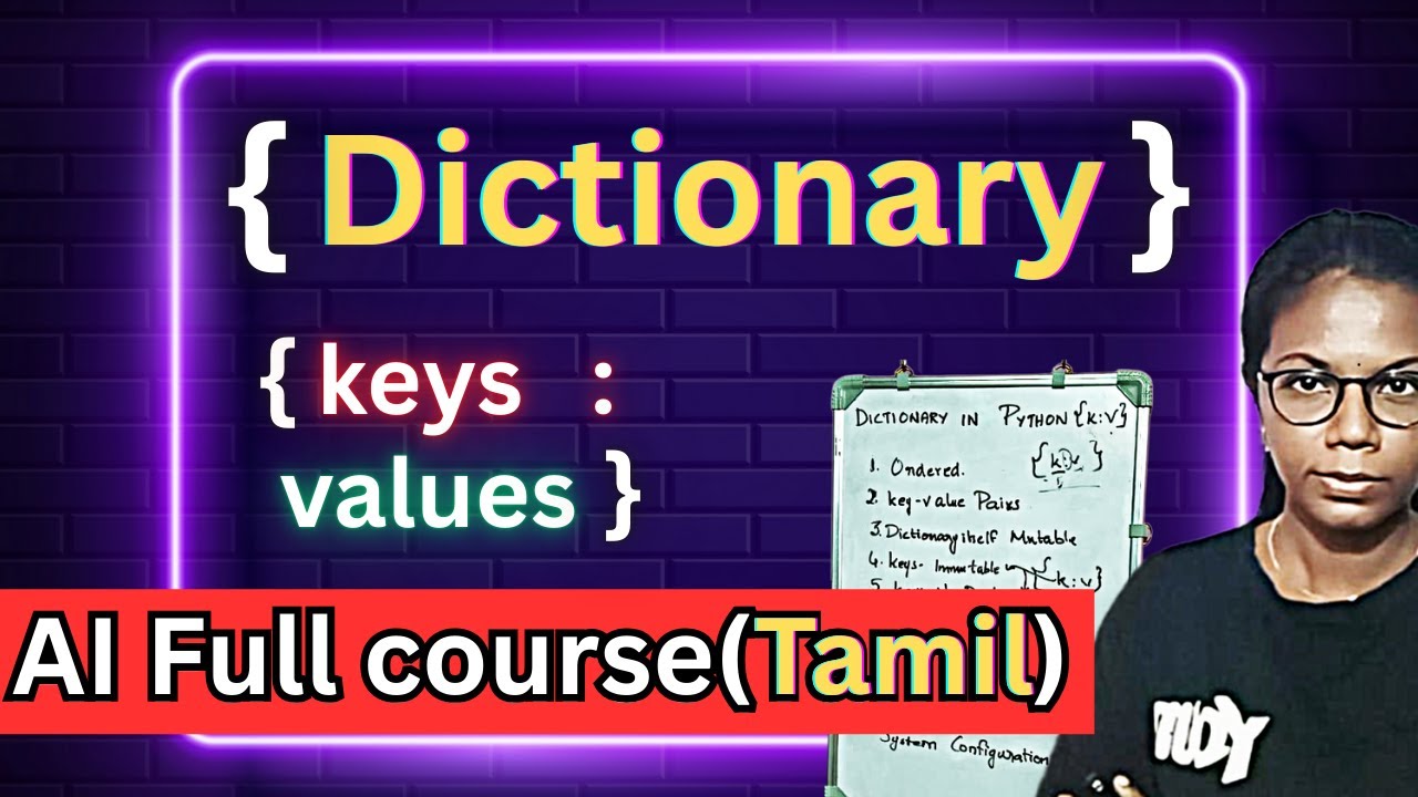 Day-12/90(P-1/2) | Dictionary in Python | AI, DS and ML Full course for ...
