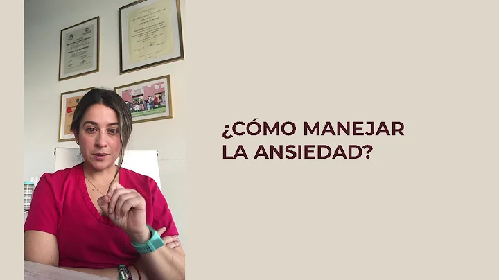 Cmo manejar la ANSIEDAD?