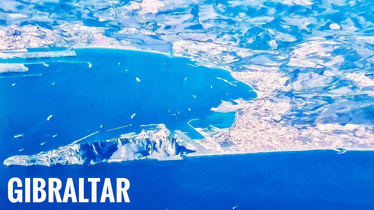 GIBRALTAR FROM ABOVE Passing the Strait of Gibraltar YouTube