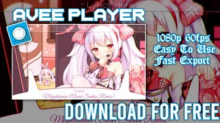 ◤Avee Player◢ Curved Line Bars // Nightcore Template - (Free Download)