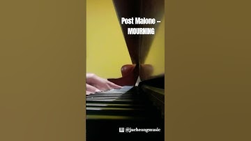 Thumbnail of #pianocover of #mourning by #postmalone #piano #pianist #cover #music #pop #playbyear #pianomusic