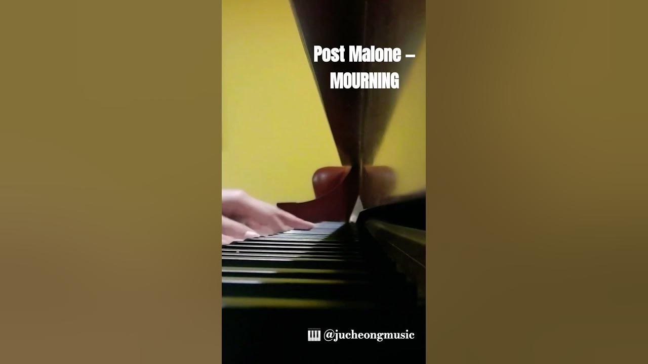 #pianocover of #mourning by #postmalone #piano #pianist #cover #music #pop #playbyear #pianomusic