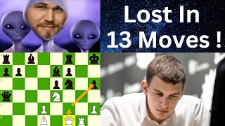 Is Magnus Carlsen OF THIS WORLD ?? Crushes Super GM With Alien Chess Moves