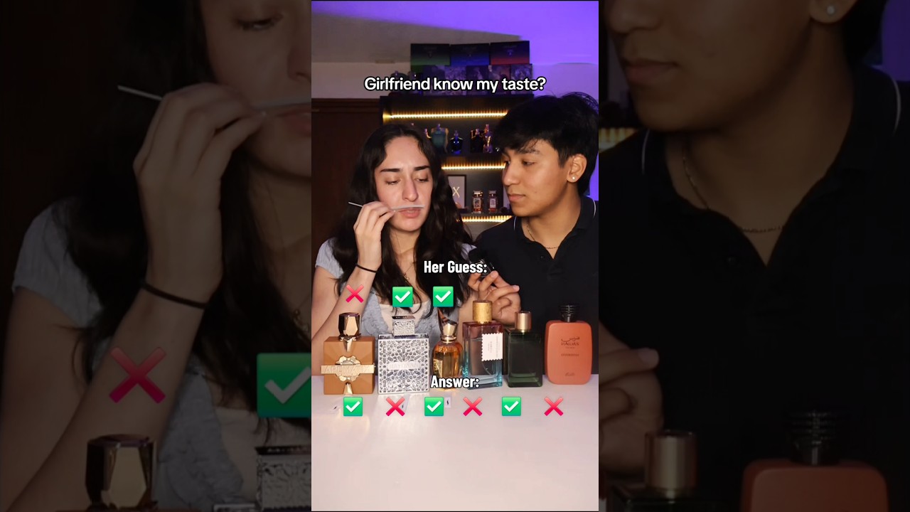 Quizzing my girlfriend 🤫 #cologne