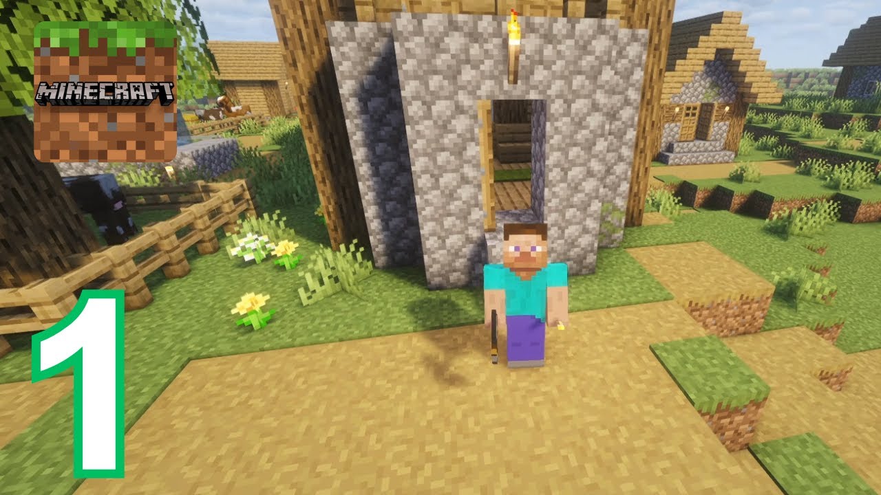Minecraft Gameplay Walkthrough - No Commentary - Episode 1 - YouTube