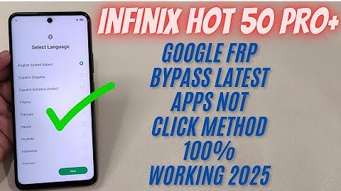 Infinix Hot 50 Pro+ FRP Bypass Android 14 | Latest Update 2025 | Permanent Solution