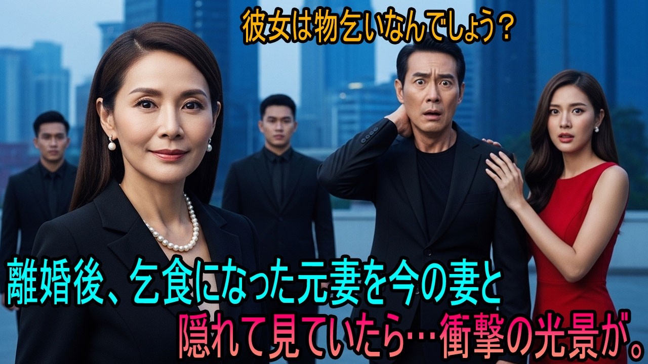 離婚後、元妻は乞食同然だと思って現妻と嘲笑いに行ったら、社長の自家用車から降りてきた彼女の姿に呆然とした。#動エピソード#老後の物語 #家族の物語