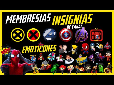 🔥Membresias de Canal🔥 INSIGNIAS, EMOTICONES y Beneficios Marvelitas Channel !!!