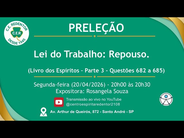 Tema: Lei do Trabalho: Repouso