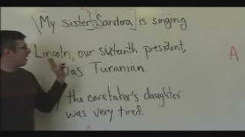 22. Appositives and Punctuation. English Grammar, Language