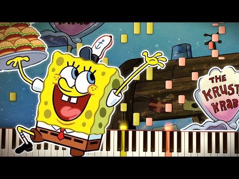 synthesia:-spongebob---krusty-krab-theme-(rake-hornpipe)-|-piano-tutorial