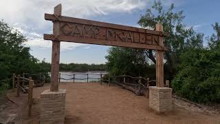 Fishing at Camp McAllen Lake