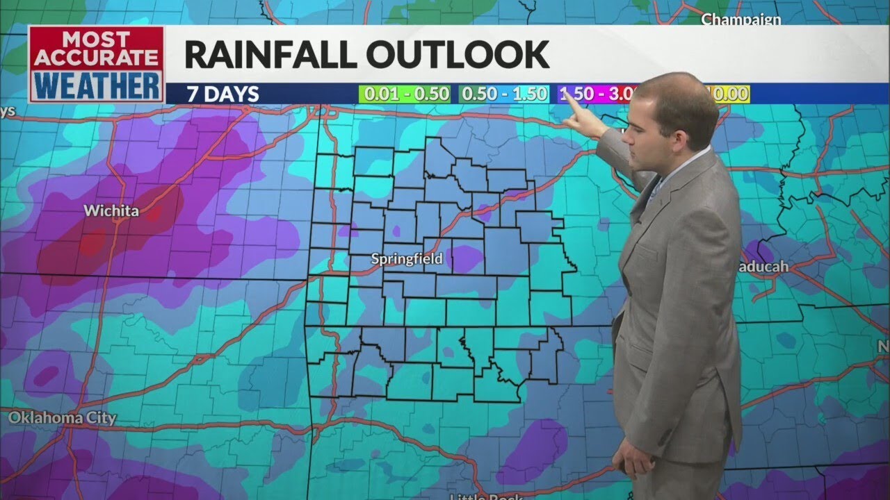 Fantastic weekend with rounds of rain next week - YouTube