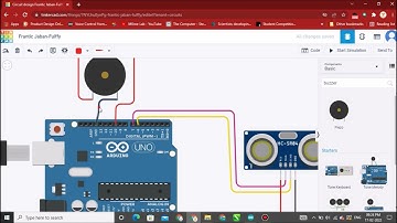 Ultrasonic Sensor and Buzzer Integration with Arduino Uno in Tinkercad