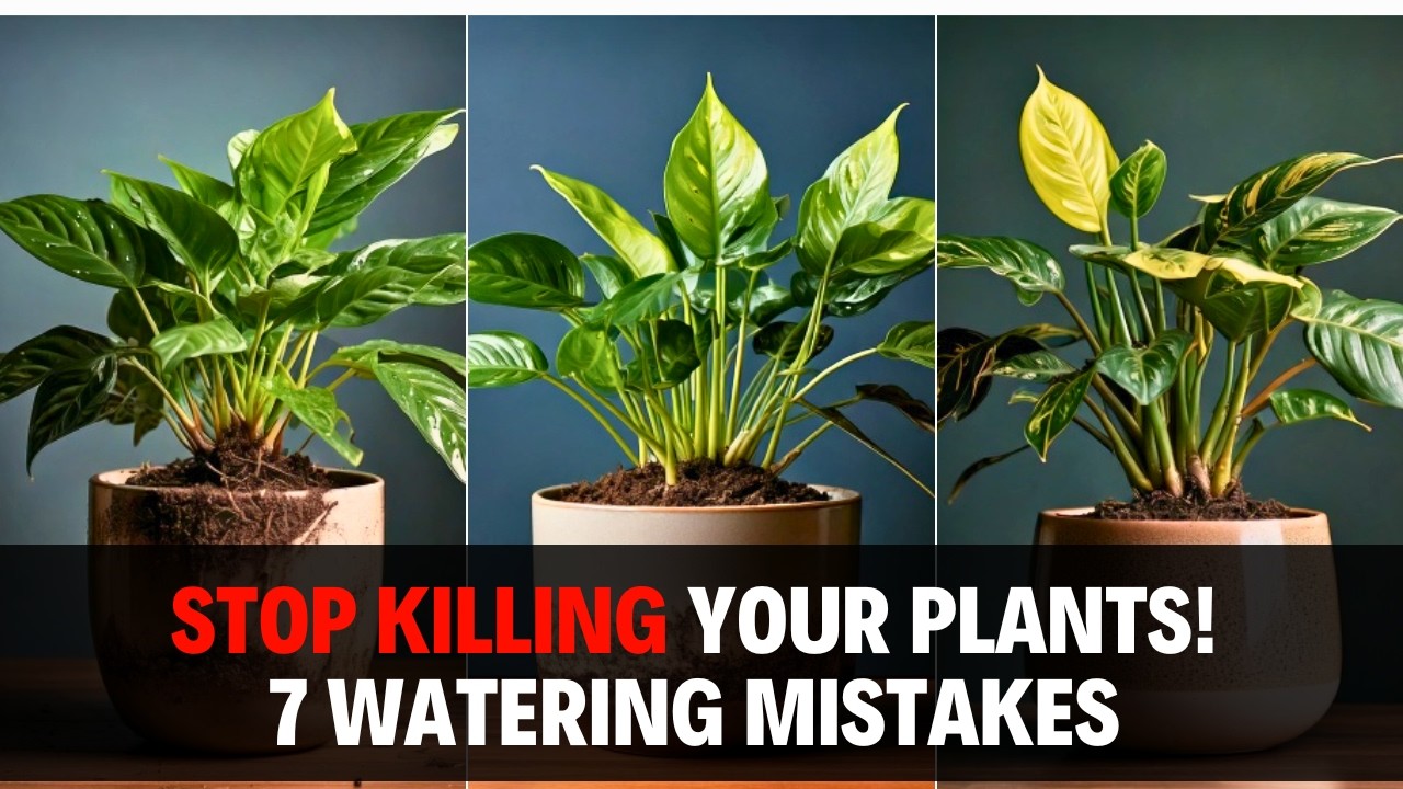 Stop Killing Your Plants! 7 Watering Mistakes to Avoid