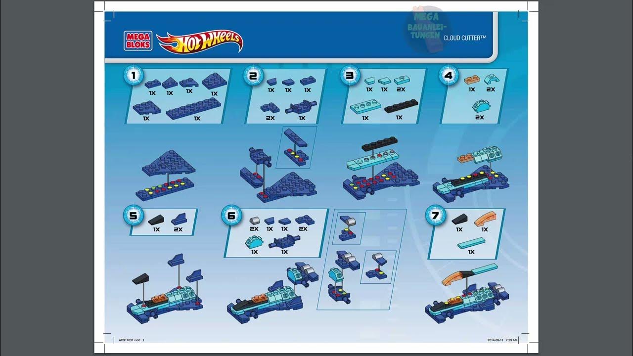 Cloud Cutter™ Instructions Hot Wheels Anleitung CND05 MEGA