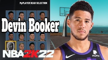 DEVIN BOOKER FACE CREATION IN NBA 2K22! LOOK LIKE DEVIN BOOKER IN NBA 2K22!