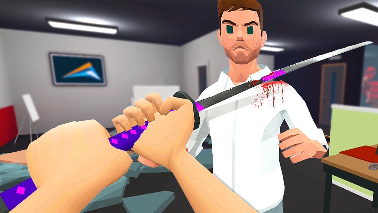 Testing NEW Weapons on the Office Ragdolls Frenzy VR Gameplay (Sandbox) YouTube