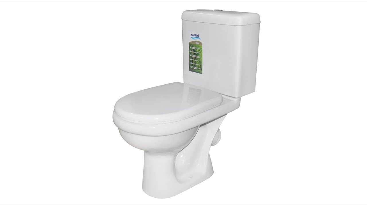 УНИТАЗ КОМПАКТ SANTERI \"ВИЗИТ\" - YouTube