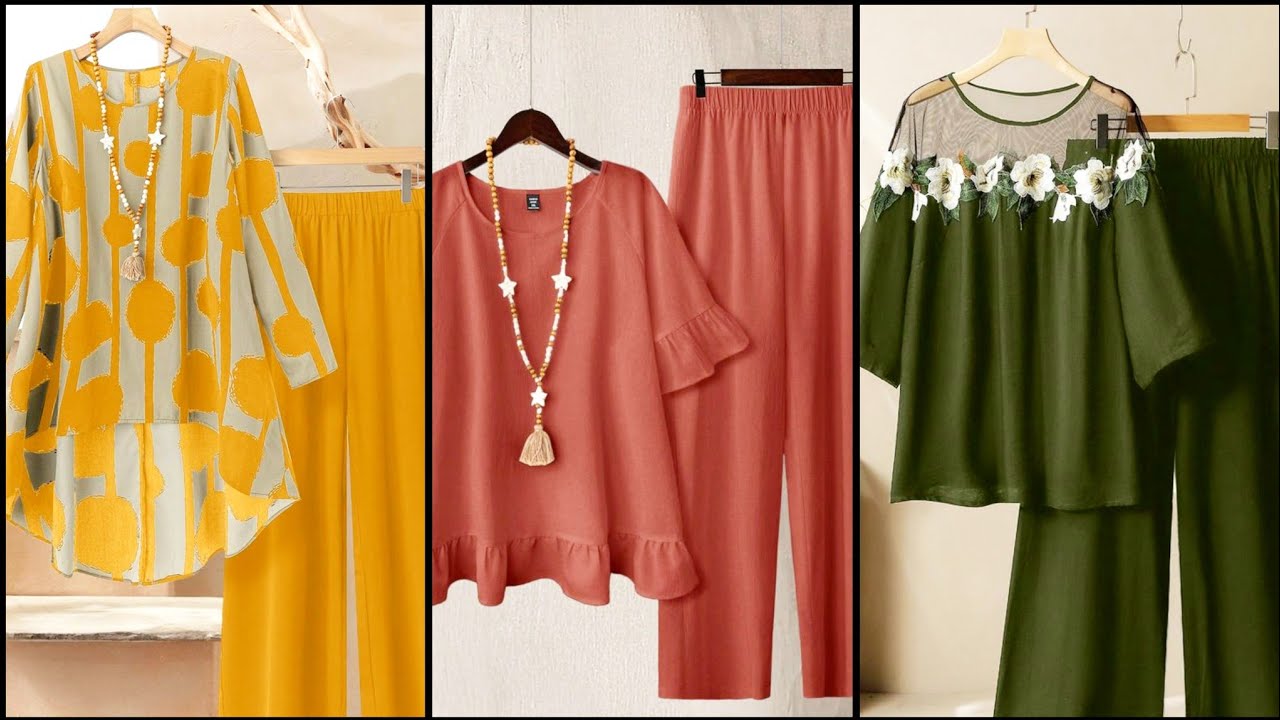 Most beautiful and stylish 2pc Dresses ideas for girls trouser with kurti designs 