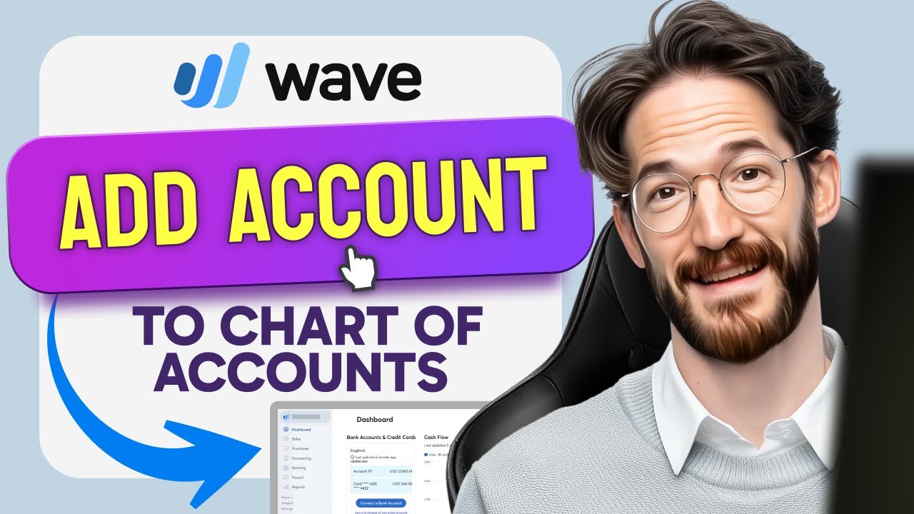 How to ADD AN ACCOUNT TO THE CHART OF ACCOUNTS in Wave (Step by Step ...