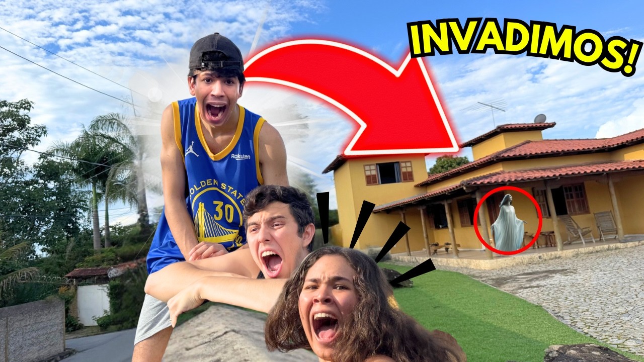 INVADIMOS UMA CASA ABANDONADA *deu muito ruim