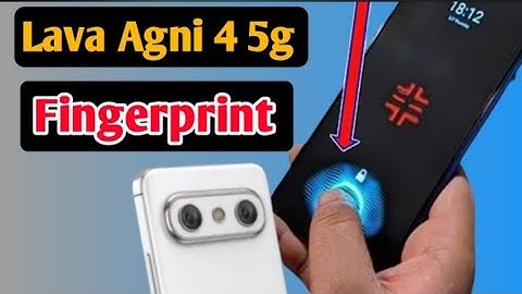 How to enable fingerprint lock setting in lava agni 4 5g | lava me fingerprint lock kaise lagaye 