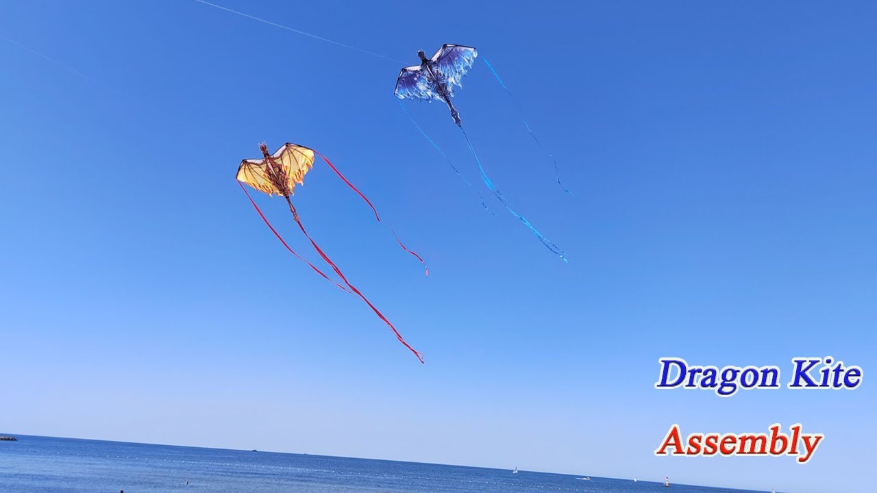 How to Assembly a Dragon Kite YouTube