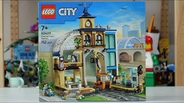 LEGO City 60469 Central Train Station Speed Build