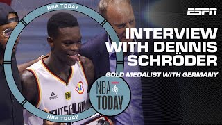 Dennis Schröder on what the World Cup Golden Medal means for Germany ? ?? | NBA Today