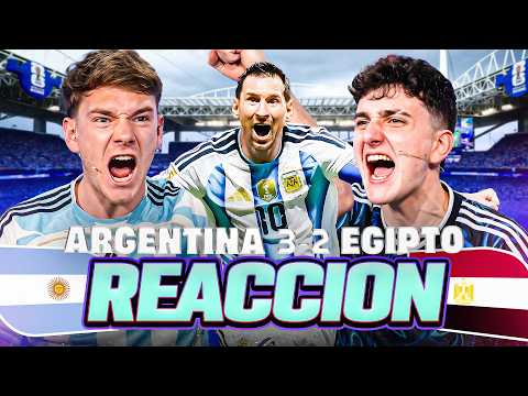 REACTION AND ANALYSIS ARGENTINA 3 EGYPT 2 - 2026 WORLD CUP ROUND OF 16 ft Teo Delia